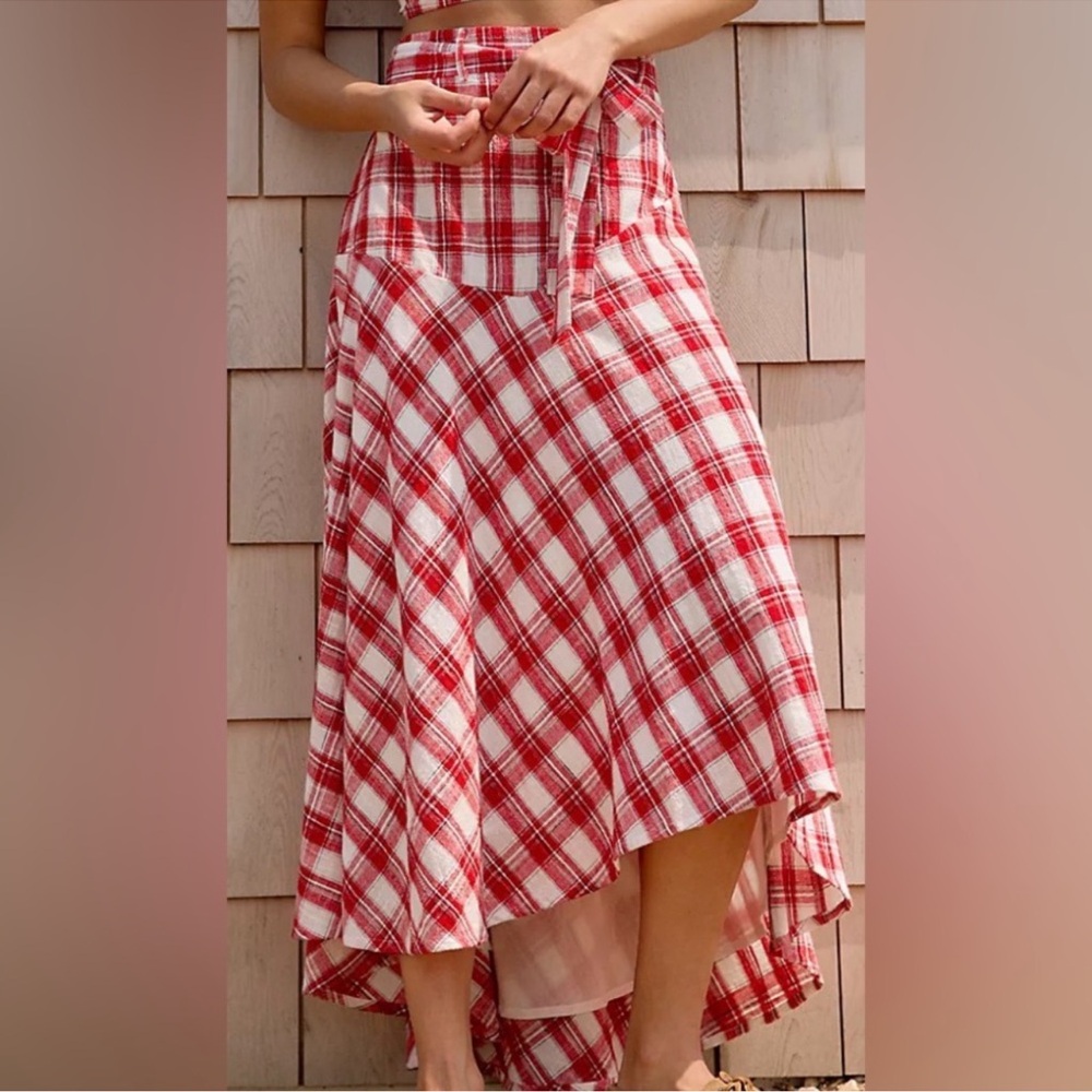 Free People After you set. NWT.
Red plaid -2 piece set - Picture 3 of 8